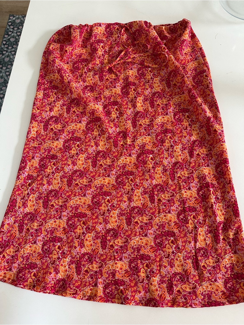 Vintage Y2K Paisley Midi Skirt